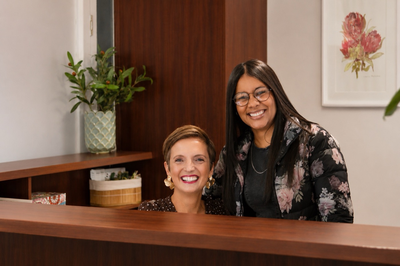 Reception desk at Annerie Beukes Occupational & Hand Therapy